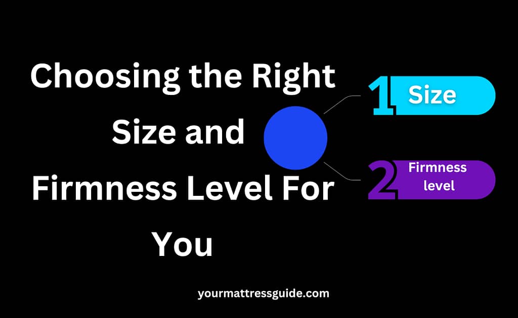 Choosing the Right Size and Firmness Level for You